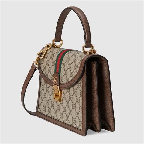 gucci ophidia small top handle|Gucci ophidia small crossbody bag.